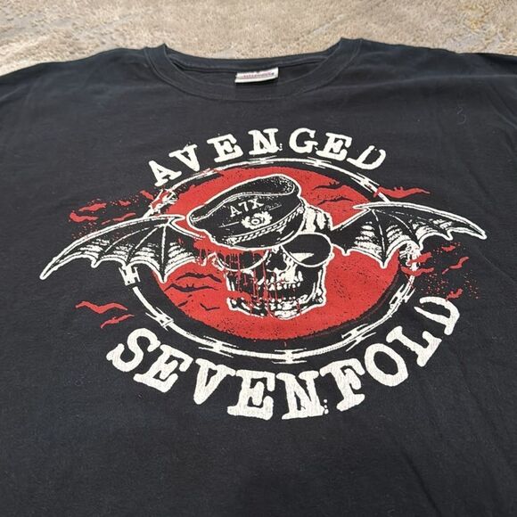 Vintage Avenged Sevenfold Small Tour 2006 Shirt Mens Black size XL - Picture 2 of 6
